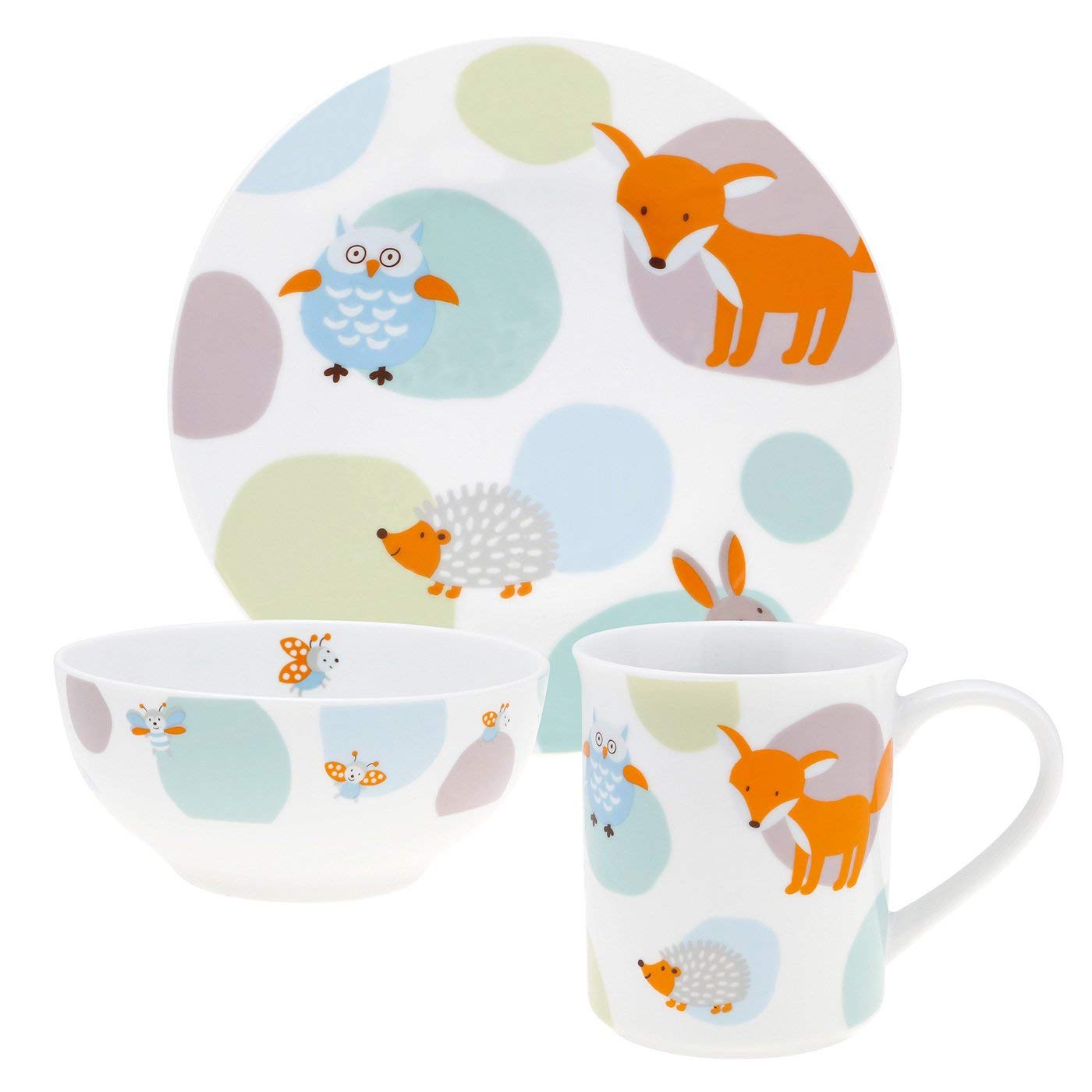 Puresigns Woody, Porcelain, White, 3-teilg