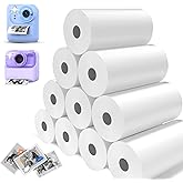 Teslahero 10 Rolls Kids Camera Instant Print Paper - BPA-Free Thermal Paper for Most Children's Printing Cameras, Capture & Create