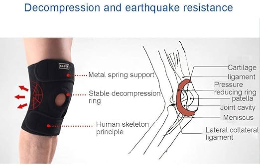 WANG Profesión Motion Rodillera Baloncesto Bádminton Equipo de ...