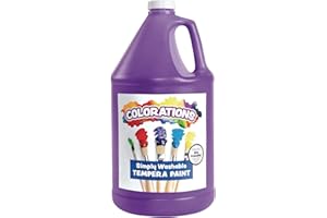 Colorations Washable Tempera Paint, Gallon, Purple, Non Toxic, Vibrant, Bold, Kids Paint, Craft, Hobby, Fun, Art Supplies