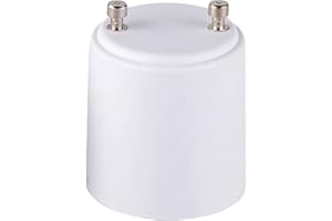 Newhouse Lighting GU24 to E26 (Pin Base) to Standard Light Bulb Socket Adapter, 1-Pack