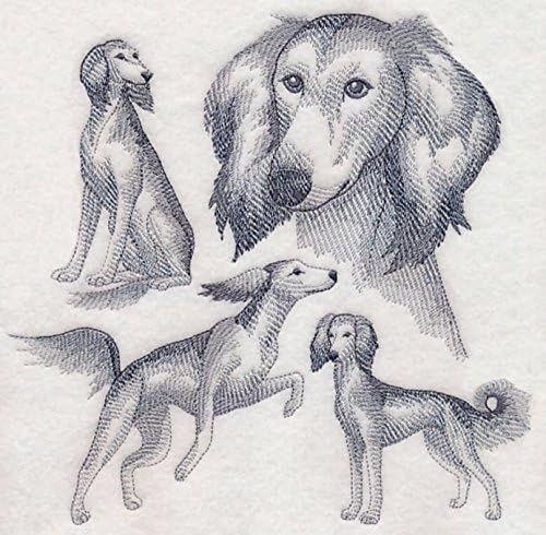 Saluki Custom Embroidered Sweatshirt Shirt