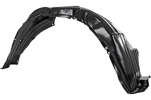 Garage-Pro Fender Liner Compatible with Toyota Sienna 2011-2017 Front, Passenger Side, without Insulation Foam, with Extension Sheet, Except SE Model