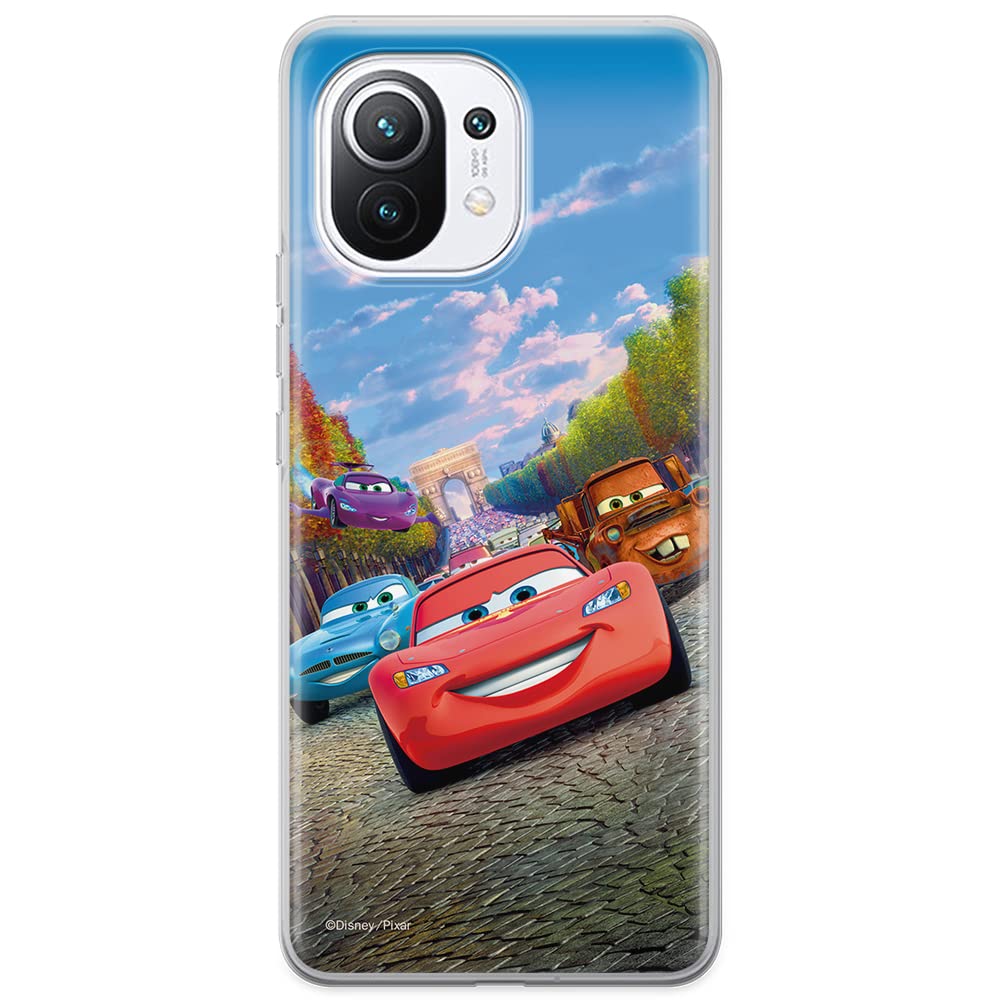 ERT GROUP mobile phone case for Xiaomi 11 original and officially Licensed Disney pattern Cars 001 optimally adapted to the shape of the mobile phone, case made of TPU — image 1