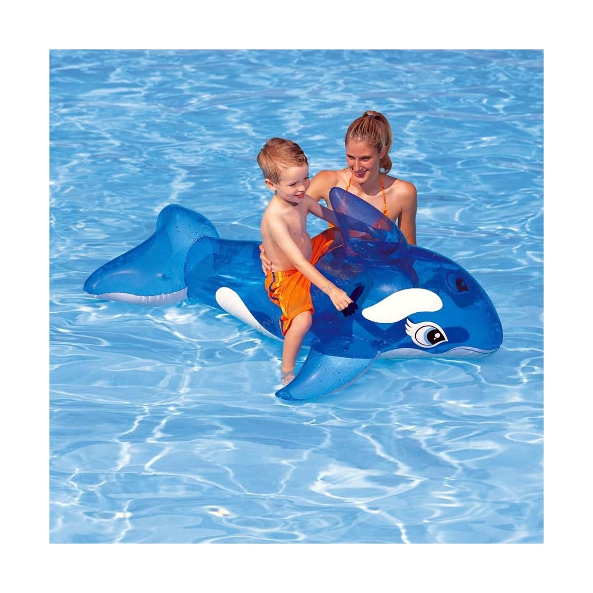 Childs Inflatable Ride-On Whale 60'' x 45'' Intex