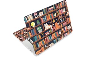 CRAFTYMELODY Laptop Skin Sticker Decal PVC Vinyl Sticker Notebook PC Protector Waterproof Scratch Resistant Laptop Skin for 1