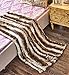 Lindsey Home Fashion Faux Fur Throw, Blankets for Bed Super Soft Fiber, Mink, Wolf, Bear, Coyote, 60