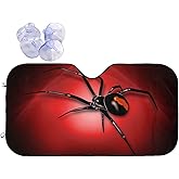 Widow Spider Car Front Windshield Sun Shade,Auto Sunshade for Car Truck SUV - Blocks Uv Rays Sun Visor Protector (51" X 27.5"Inch,Upgrade Hardened)
