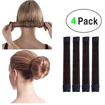 Buy Fashion Hub Brand 4 Piece French Bun Maker Women Former Foam