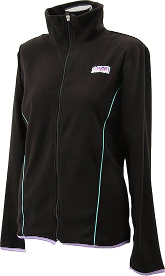 Amazon ササキ Sasaki レディース 新体操 練習着 フリースハイネックジャケット ブラック Spl9435 B Lfサイズ Sasaki ササキ ウェア