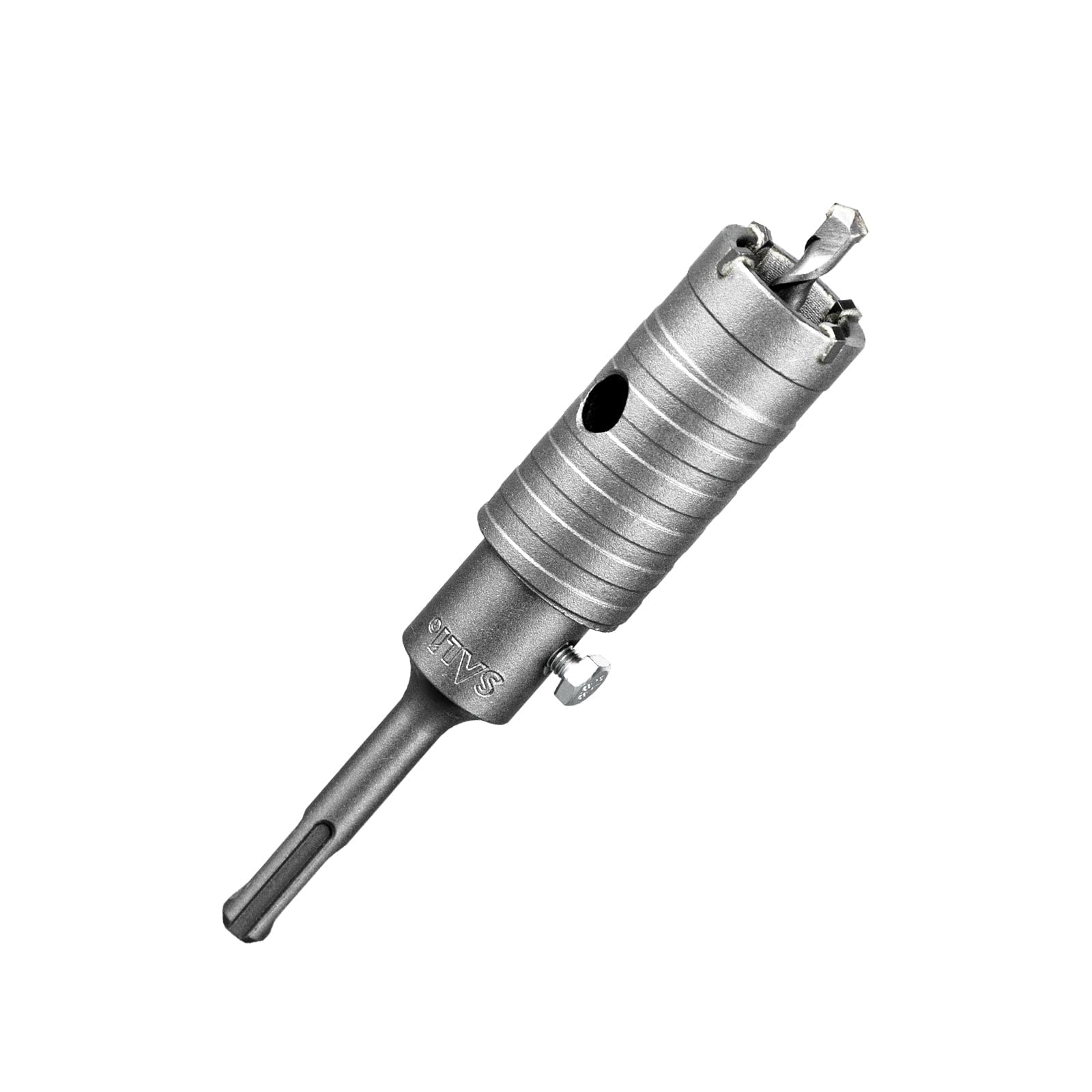 SALI Carbide Hole Saw Drill Bit 35mm with 110mm SDS Plus Adapter, Tungsten Carbide Teeth Cement Hole Saw for Concrete Cement Brick Wall Stone
