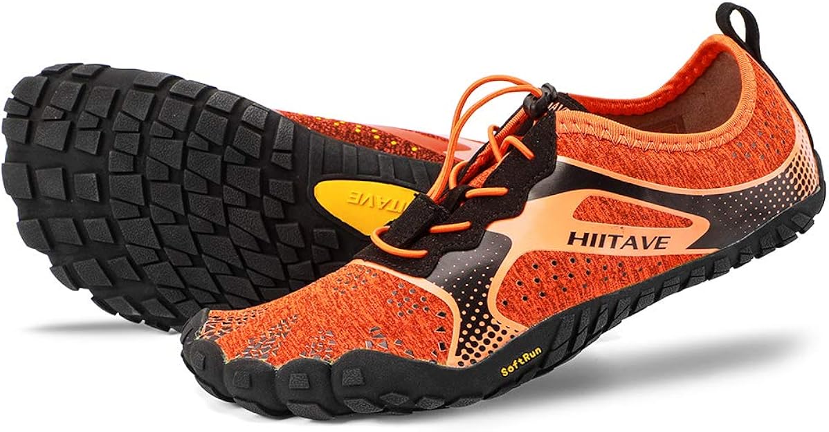 hiitave Running Shoes Mens Barefoot Wide Fit Cross