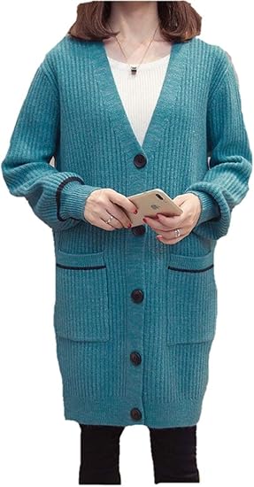 Amazon Uruhapi ６カラー カーディガン ロングカーディガン トップス ニット 大きめ 秋冬物 レディース カーディガン ボレロ 通販