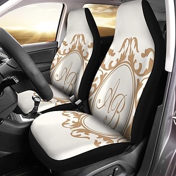 monogram seat covers