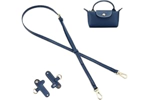 DEVPSISR Leather Strap Suitable for Longchamp Handbag,Crossbody Adjustable Shoulder Strap Conversion Kit