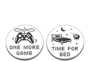 FEISHIONG Funny Gifts Decision Coin Double-Sided,Gamer Gifts for Teen Boys Funny Decision Coin,One More Game Coin Gifts for G