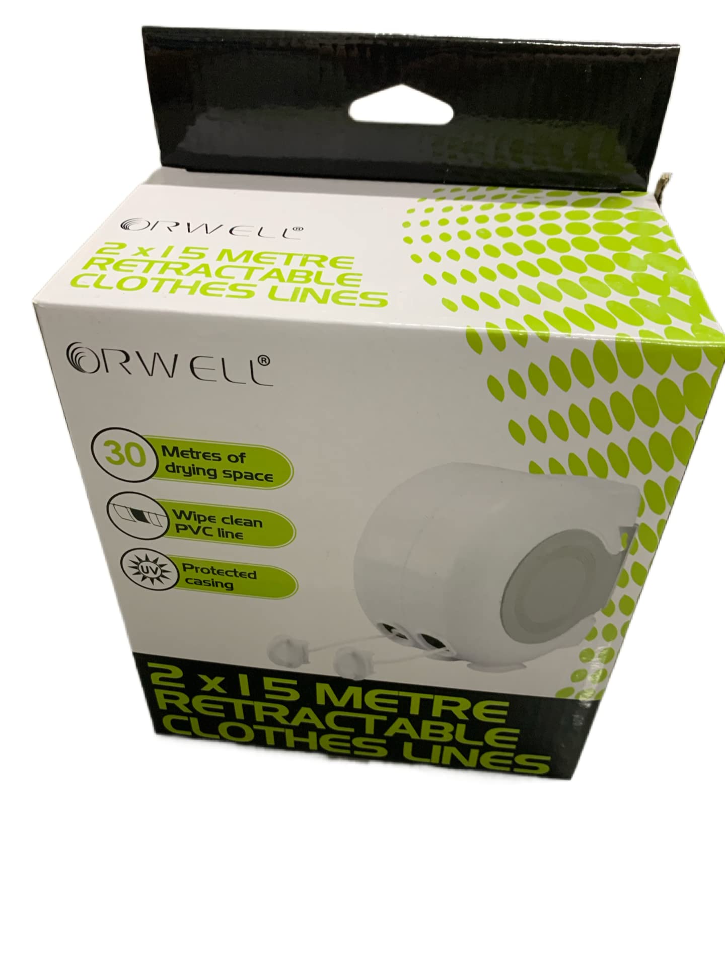 2x15m Retractable Clothes Lines