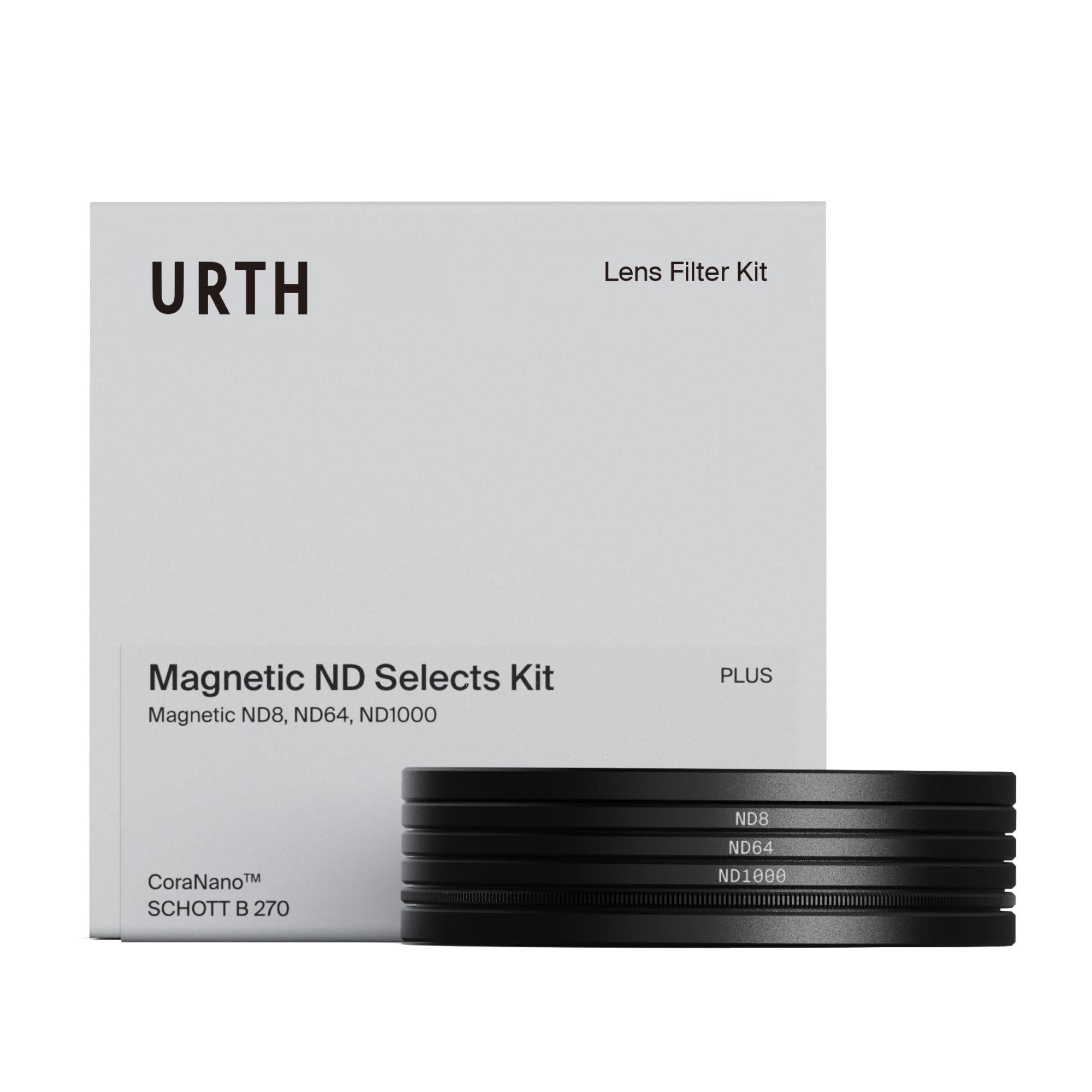 Urth 46mm 3-in-1 Magnetic Lens Filter Kit (Plus+) — Neutral Density ND8, ND64, ND1000, 20-Layer Nano-Coated, Ultra-Slim Camera Lens Filters