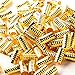 Silike Dreadlock Beads (50Pcs/Lot Big Golden B) Hair Rings Adjustable Hair Braid Cuff Clip