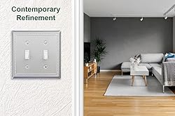 OKAWYC Double Toggle Light Switch Cover Belaire