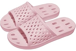 WOTTE Shower Sandals Women Quick Drying Bath Slippers Non Slip Dorm Shoes
