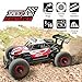 RC Car, SPESXFUN Newest 2.4 GHz High Speed Remote Control Car 1/16 Scale Off Road RC Trucks with Two Rechargeable Batteries, Racing Toy Car for All Adults and Kids(Red)