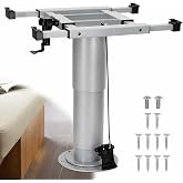 MARGAR Adjustable RV Table with 360&deg; Rotation &amp; 4 - Way Slide, 14-28.7 Inches Height Adjustable, Heavy-Duty RV Table Pedestal with Air Lift, Suitable for RVS, Campers and Yachts