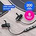 AC M1 Workout Bluetooth Headphones Sport Wireless headphone with mic, Stereo HD sound, 8 HOURS play time, IPX4 Sweatproof, magnetic design, Secure fit,Black