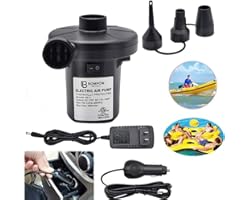 Air Pump for Inflatables Air Mattress Pump Air Bed Pool Toy Raft Boat Electric Pump for Inflatables(AC/DC Pump(50W))