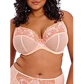Elomi Womens Himari Underwire Embroidered Plunge Bra