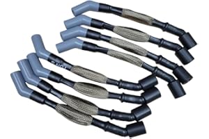 Ton's Performance LS Engine 10 mm Titanium High Heat Performance Spark Plug Ignition Wires Set 9070-TI-10MM For Use With Roun