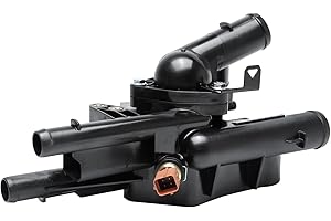 AA IGNITION Engine Coolant Thermostat Housing Assembly - Compatible with Hyundai and Kia 2.4L - Santa Fe, Sport, Sonata, Tucson, Optima, Sorento, Sportage- Replaces 256202G500, 25600-2G500, 902-5128