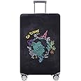 TRAVELKIN Luggage Cover Washable Suitcase Protector Anti-scratch Suitcase cover Fits 18-32 Inch Luggage