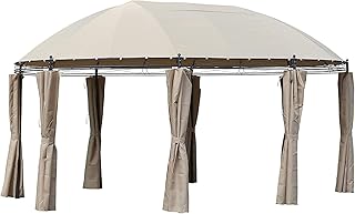 Pure Home & Garden XXL Luxus Pavillon Vigo 530x350 cm, inkl. Aller Seitenteile