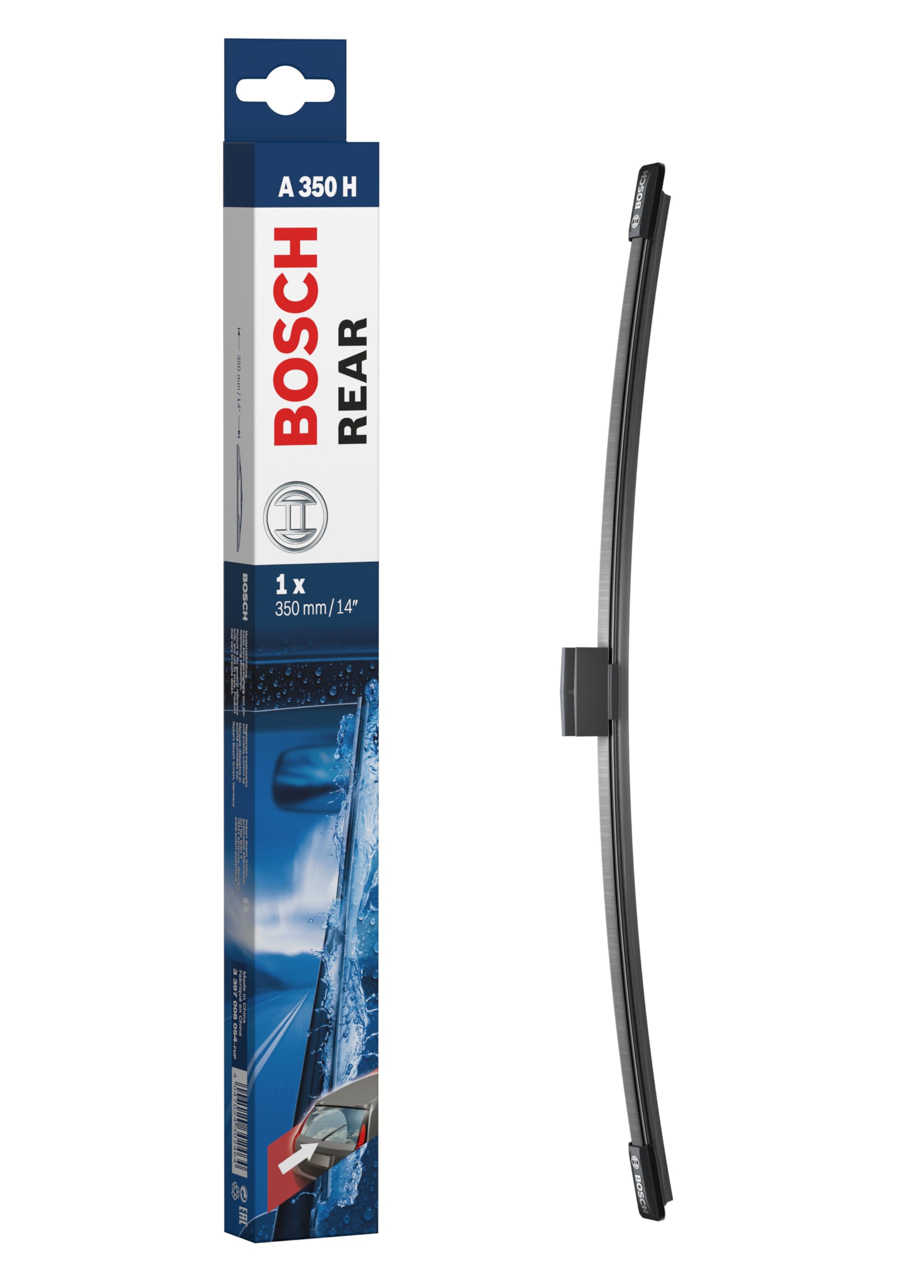 Bosch Wiper Blade Rear A350H, Length: 350mm – Rear Wiper Blade