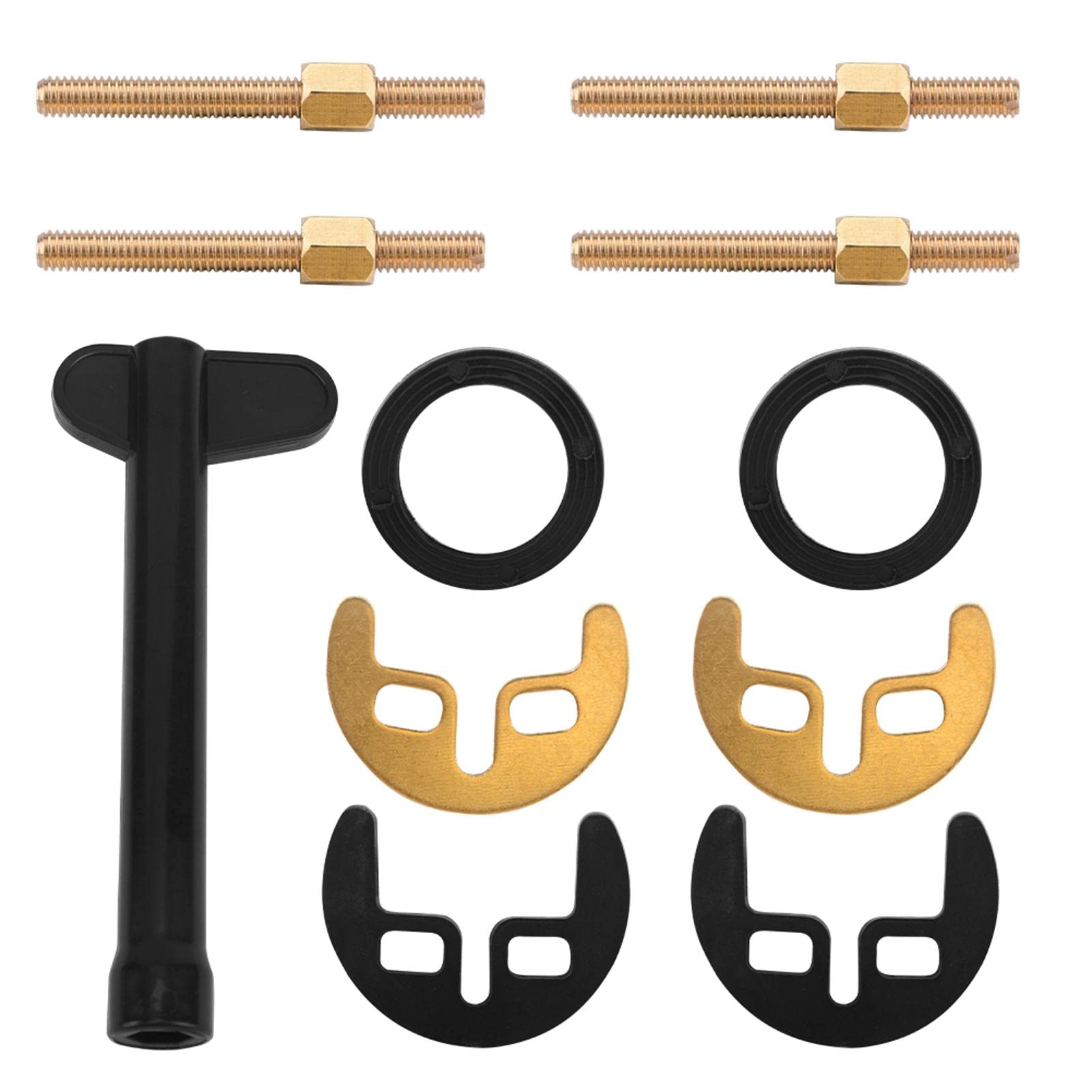 Anwangda Tap Fixing Bolt Faucet Fixing Accessories Installation Tool, Faucet Fixing Tool Perfectly Fits The Faucet And Basin, Not Easy to Break, Precise Hole Position, Easy to Install(size:11pcs)