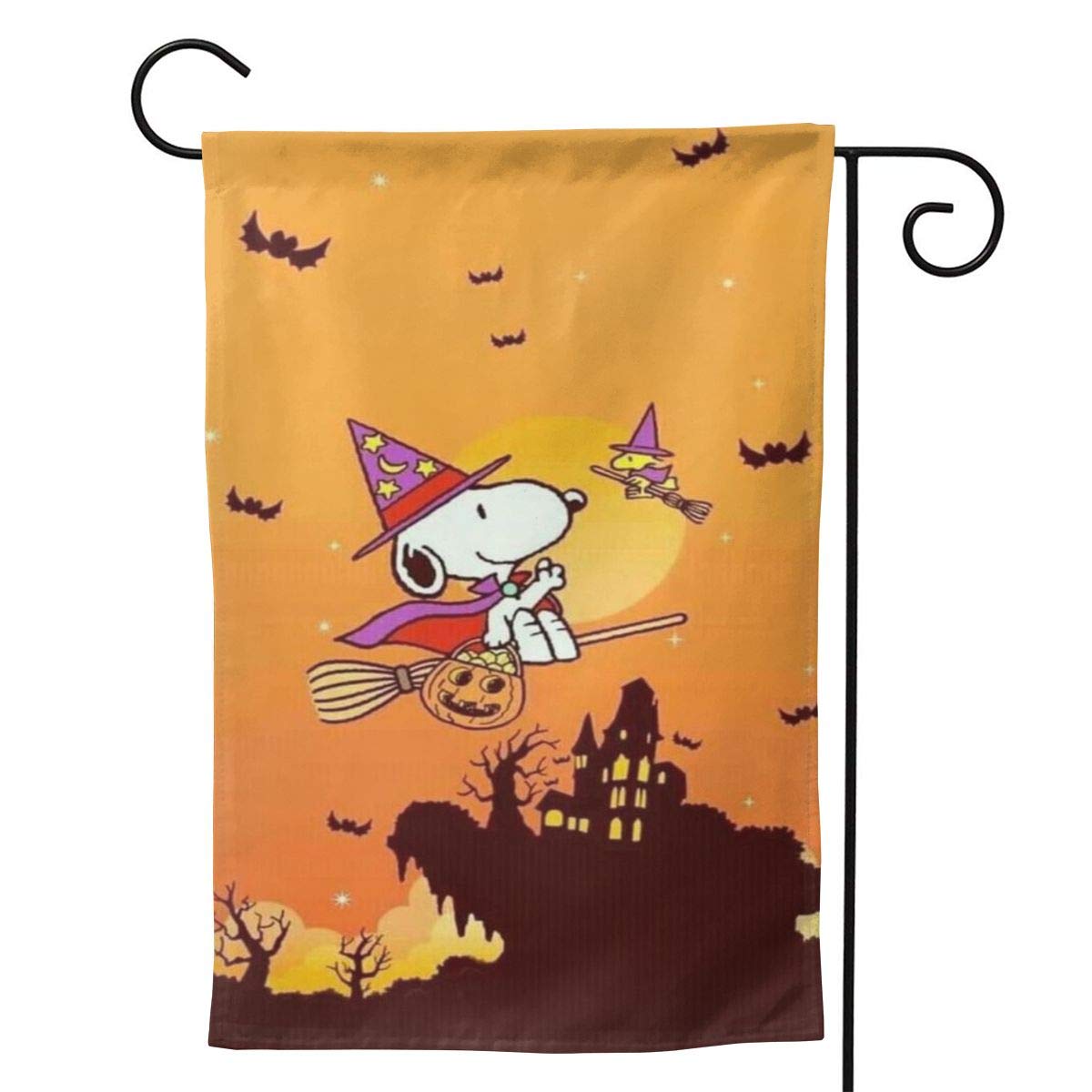 Amazon Com Losjduu Halloween Snoopy Unique Double Sided Garden
