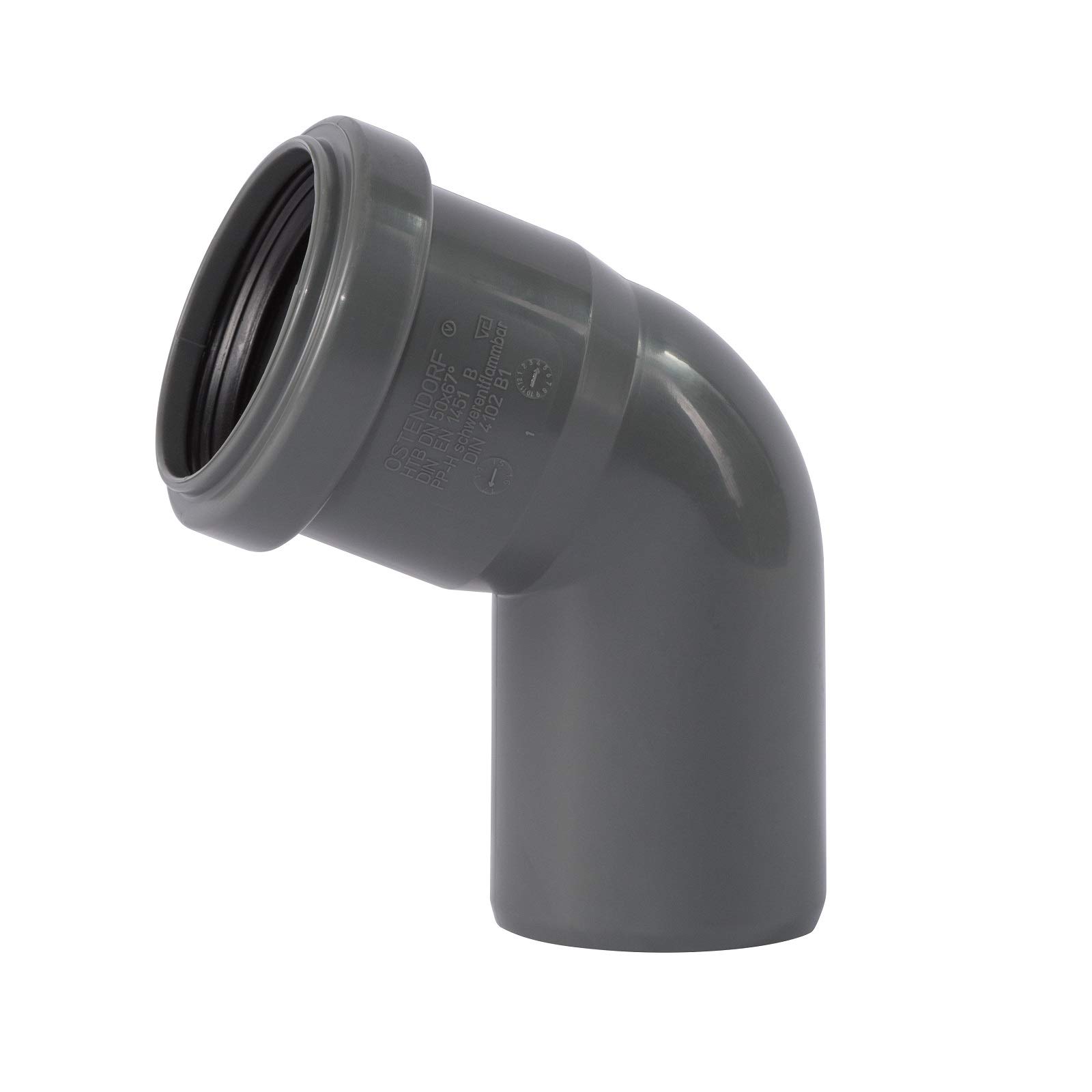 Ostendorf HTsafe Elbow 67 Degree DN 50 mm HT Pipe — image 1