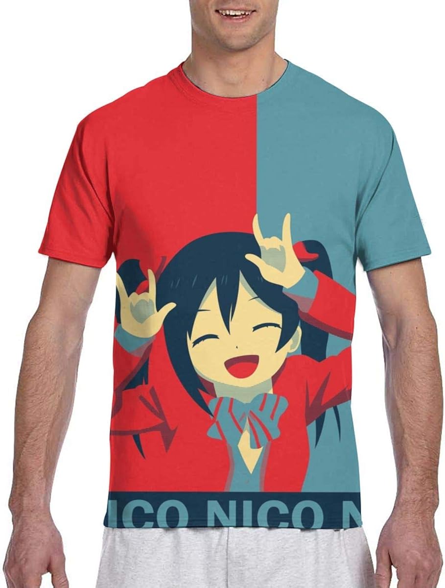 black red white graphic tee