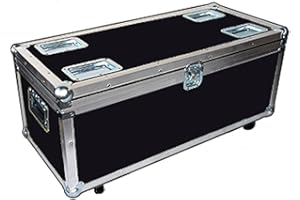 ROADIE PRODUCTS, INC. Trunk Case Stackable Utility ATA Trunk with Wheels - Light Duty 1/4 Ply - Id 35x15x13 High