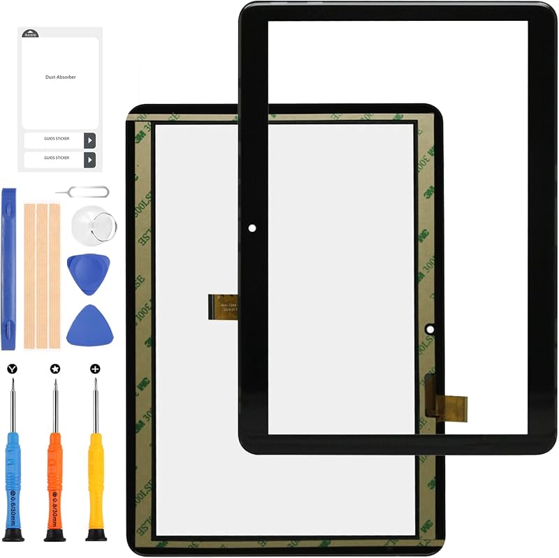 LADYSON Onn 2AE2WT1016M 10.1" Touch Screen Digitizer Replacement Repair Kit