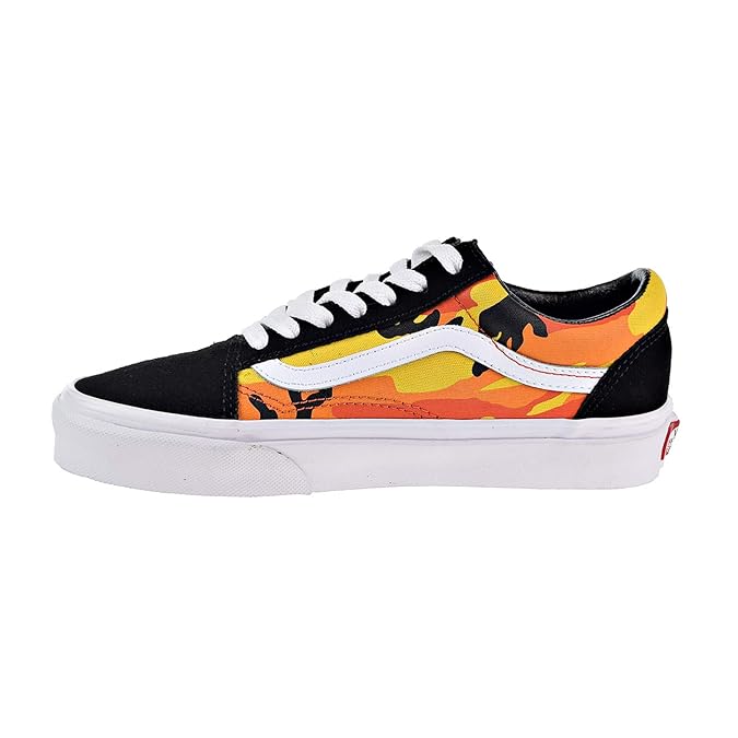 camo orange vans