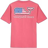 Vineyard Vines Boys Flag Whale Short-Sleeve Pocket Tee