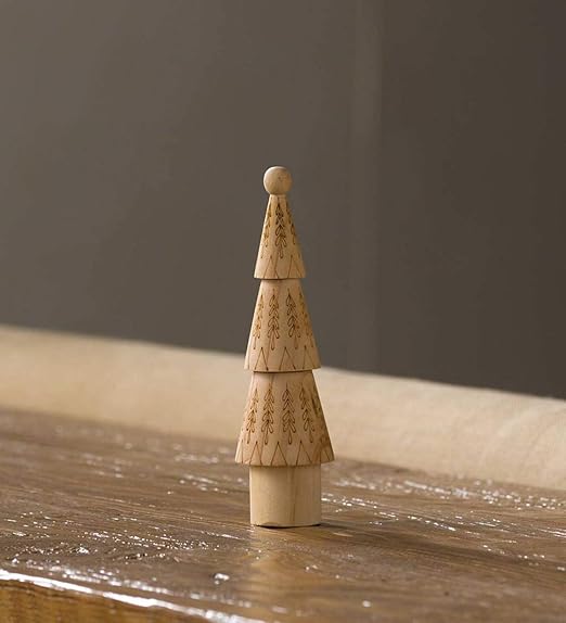Amazon Com Accent Decor Inc Carved Wooden Chisel Tree Small
