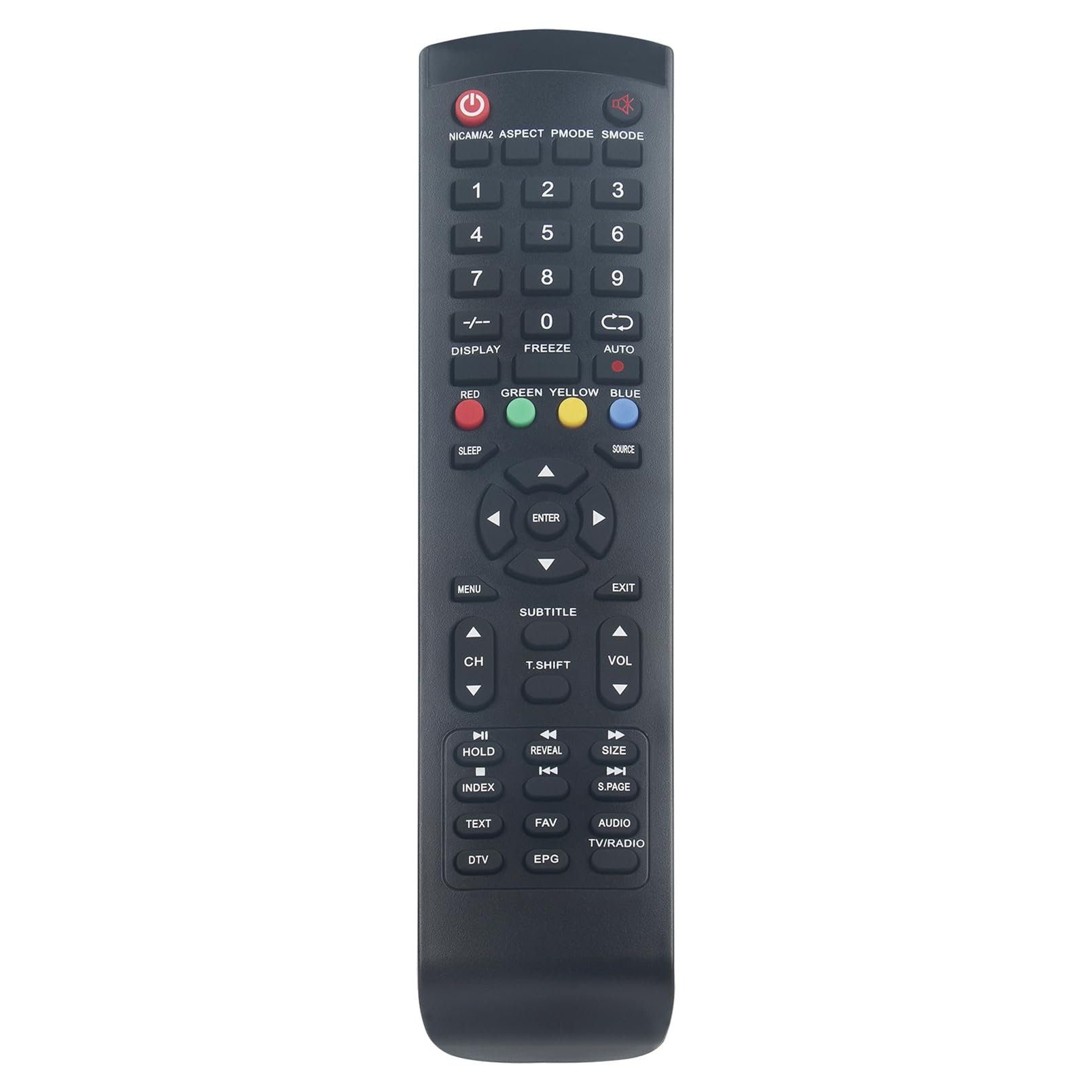 ALLIMITY Replce Remote Control fit for HKC K32DLH1H K32DLT3H K40DLH1F K40DLT3F EH32H4D EH24H4FHD 24C2NBD EH22F4 43F6 EH20H4 43F3 EH24H4 EH40D4K LED32V1FHD 32D7A EH50D4K 40K7A-A2EU