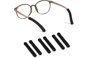 Favanty Eyeglass Ear Grips,Anti-Slip Elastic Comfort Ear Cushion,Cotton Glasses Ear Hanger Holder for Most Glasses