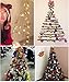 YYaaloa 36pcs Christmas Tree Bowknot Christmas Tree/wedding/party Decoration Bow Bowknot Party Gift DIY Decor Xmas Tree Ornament (3color,36pcs)