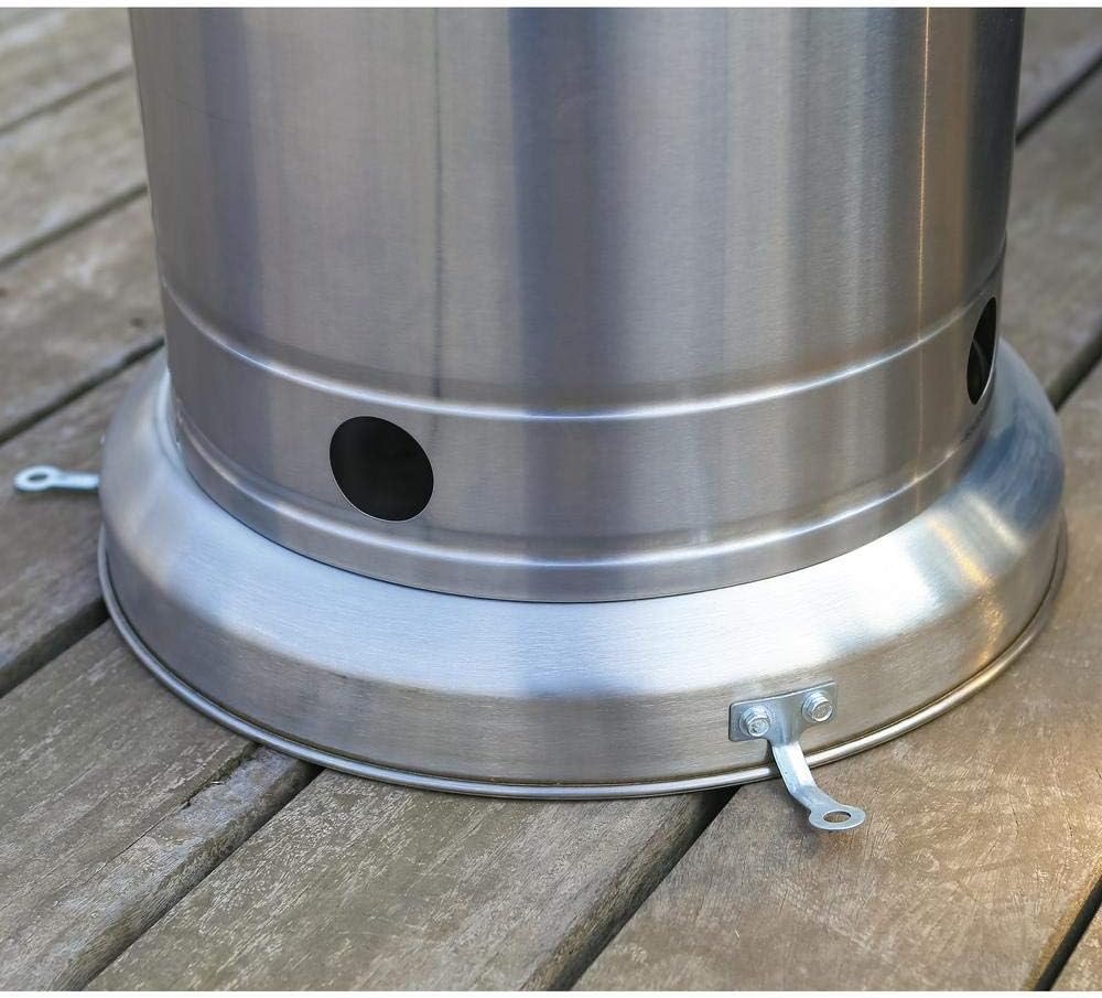 Hampton Bay 48000 Btu Stainless Steel Patio Heater : Garden & Outdoor