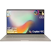 ASUS Zenbook A14 Copilot+ AI PC Laptop | 14" WUXGA OLED (100% DCI-P3) | Qualcomm Snapdragon X Plus (Up to 45 Tops) | 16GB RAM 512GB SSD | for Creator Business Professional Win11 w/DLCA Accessory