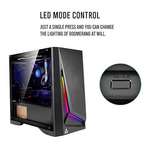 Antec Dapper Dark Phantom DP301M Black Steel/ARGB Lighting